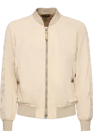 Tom Ford Chaqueta Bomber De Gabardina