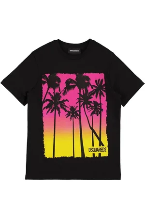 Dsquared2 Camiseta De Jersey De Algodón Estampada
