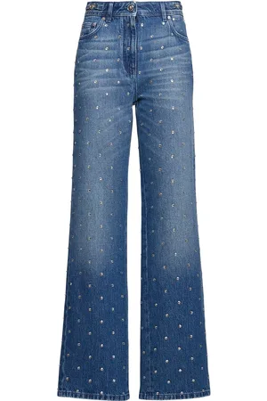 VERSACE Jeans De Denim De Algodón