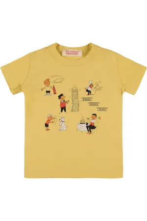 The Animals Observatory Camiseta De Jersey De Algodón Estampada