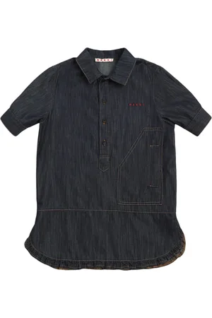 Marni Vestido De Denim De Algodón