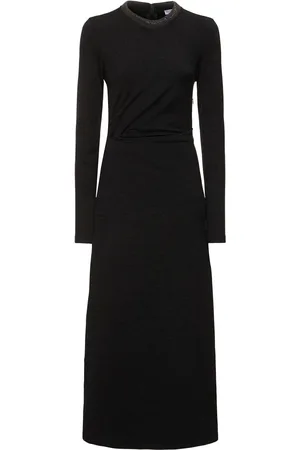 Brunello Cucinelli Vestido Cruzado De Lana