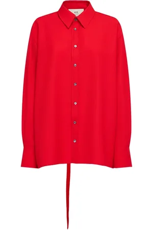 Ami Camisa Pversoze De Lona De Lana