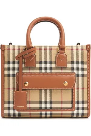 Burberry Bolso De Mano Pequeño Freya De Lona