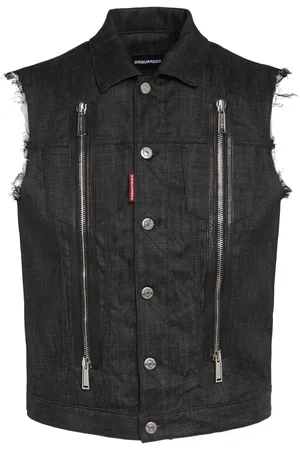 Dsquared2 Chaleco De Denim Con Cremallera