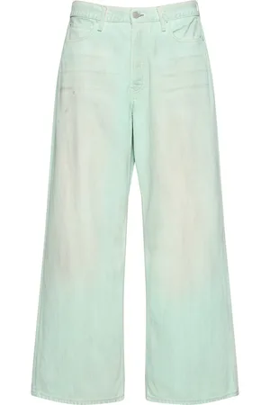 Acne Studios Jeans De Denim De Algodón Glow-in-the-dark
