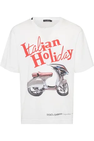 Dolce & Gabbana Camiseta De Jersey De Algodón Estampado
