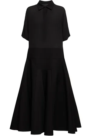 VALENTINO Vestido Midi De Seda Georgette