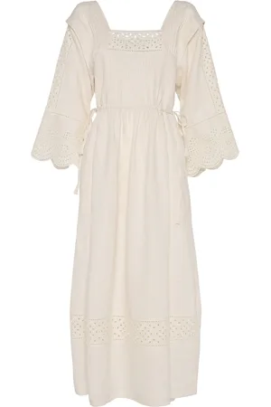 Max Mara Vestido Midi De Lino