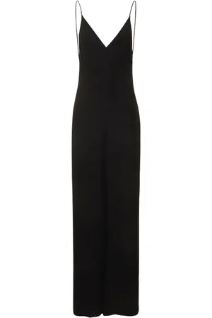 VALENTINO Jumpsuit De Seda Cady Con Espalda Abierta