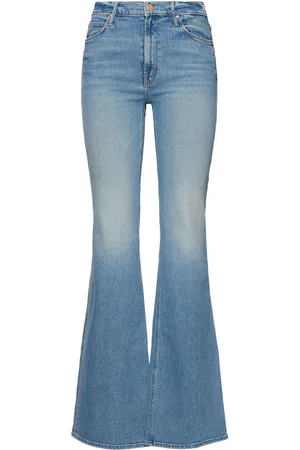Mother Jeans Acampanados De Talle Alto