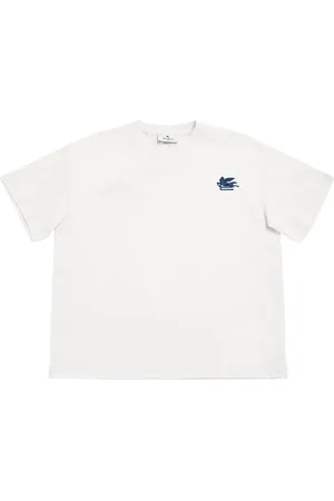 Etro Camiseta De Jersey De Algodón Bordada