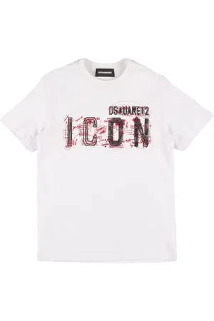 Dsquared2 Camiseta De Jersey De Algodón Con Logo