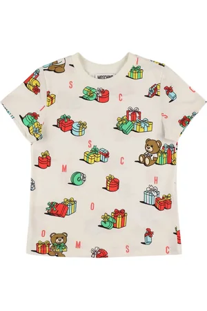 Moschino Camiseta De Jersey De Algodón Estampada