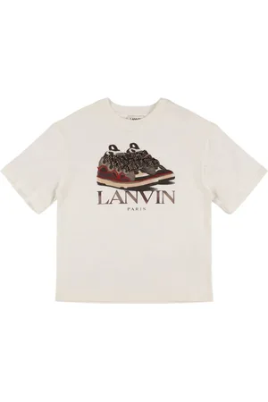 Lanvin Camiseta De Jersey De Algodón Estampada