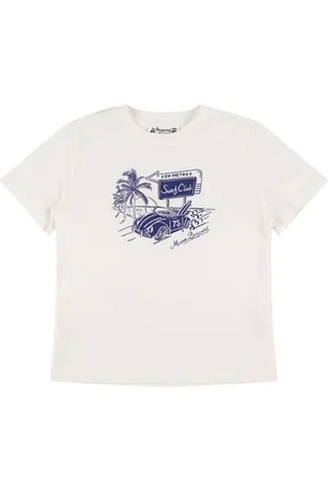 BONPOINT Camiseta De Jersey De Algodón Estampada