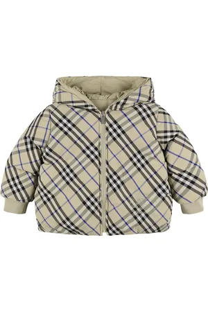 Burberry Chaqueta De Plumas De Nylon Estampado
