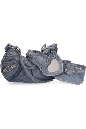 Balenciaga Bolso De Hombro Xs Le Cagole De Denim