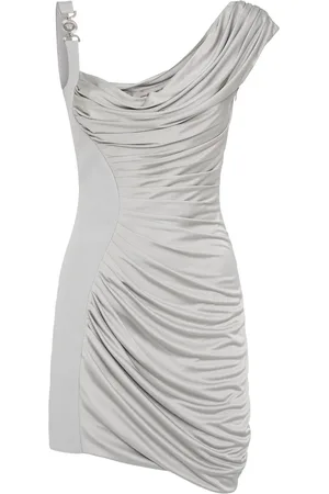 VERSACE Vestido De Jersey De Viscosa Drapeado