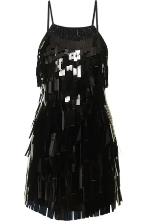 The Attico Vestido Corto Con Lentejuelas