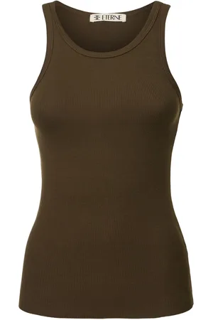 ÉTERNE Tank Top Ajustado De Jersey
