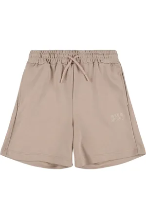 Msgm Shorts De Felpa De Algodón