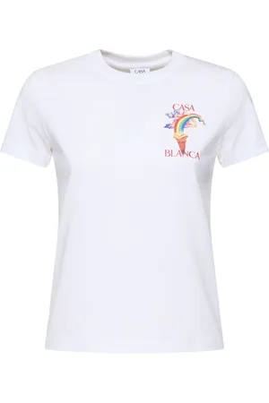 Casablanca Camiseta De Jersey De Algodón