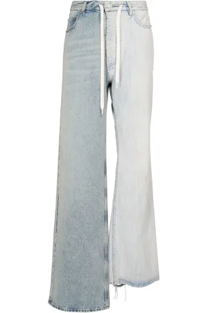 Balenciaga Jeans De Denim Con Patchwork