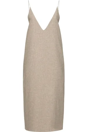 Carven Vestido Midi De Lana