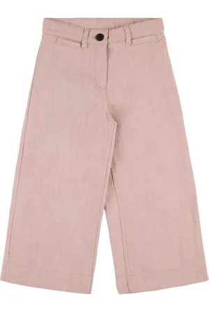 BONPOINT Pantalones Anchos De Denim De Algodón