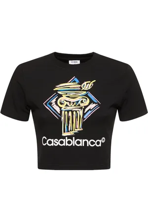 Casablanca Camiseta Corta Con Estampado