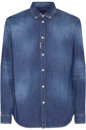 Dsquared2 Camisa De Algodón Stretch