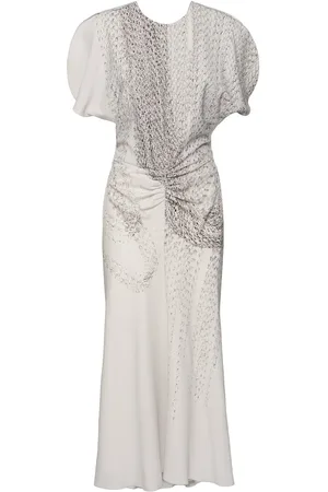 Victoria Beckham Vestido Midi Fruncido