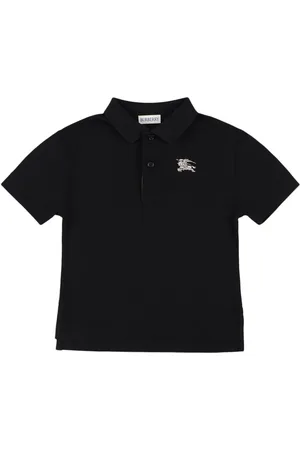 Burberry Polo De Algodón Piqué Y Jersey