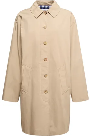 Moschino Abrigo Trench De Nylon Reversible