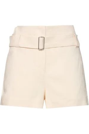 Msgm Shorts Altos Con Cinturón
