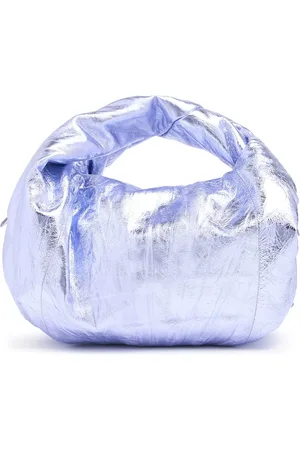 DRIES VAN NOTEN Bolso Twist De Piel Metalizada