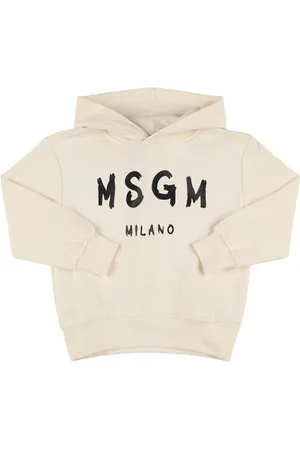 Msgm Sudadera De Algodón Con Capucha