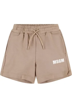 Msgm Shorts De Felpa De Algodón