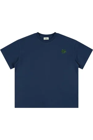 Etro Camiseta De Jersey De Algodón Bordada