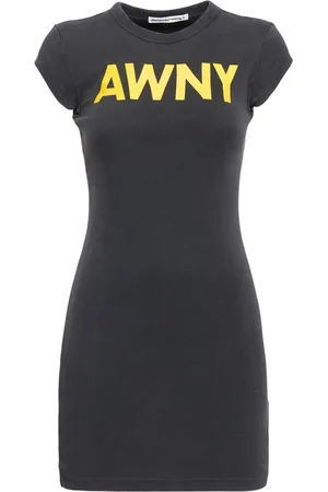 Alexander Wang Vestido Corto De Algodón