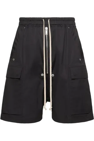 Rick Owens Shorts De Algodón