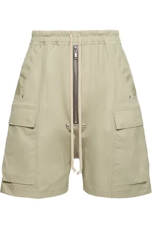 Rick Owens Shorts De Algodón