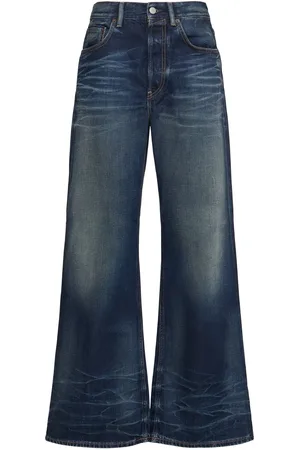 Acne Studios Jeans De Algodón Loose Fit