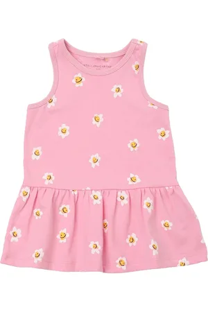 Stella McCartney Vestido De Jersey De Algodón Estampado