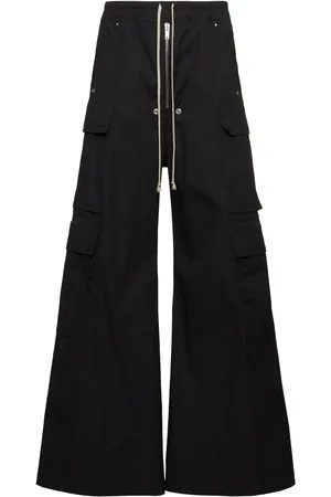 Rick Owens Pantalones De Algodón