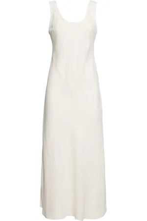 Brunello Cucinelli Vestido Largo De Lino