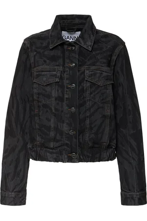 Ganni Chaqueta Bomber De Denim