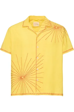 HARAGO Camisa De Algodón Con Manga Corta