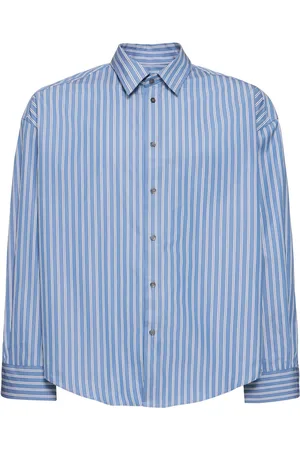 Ami Camisa De Algodón Con Rayas